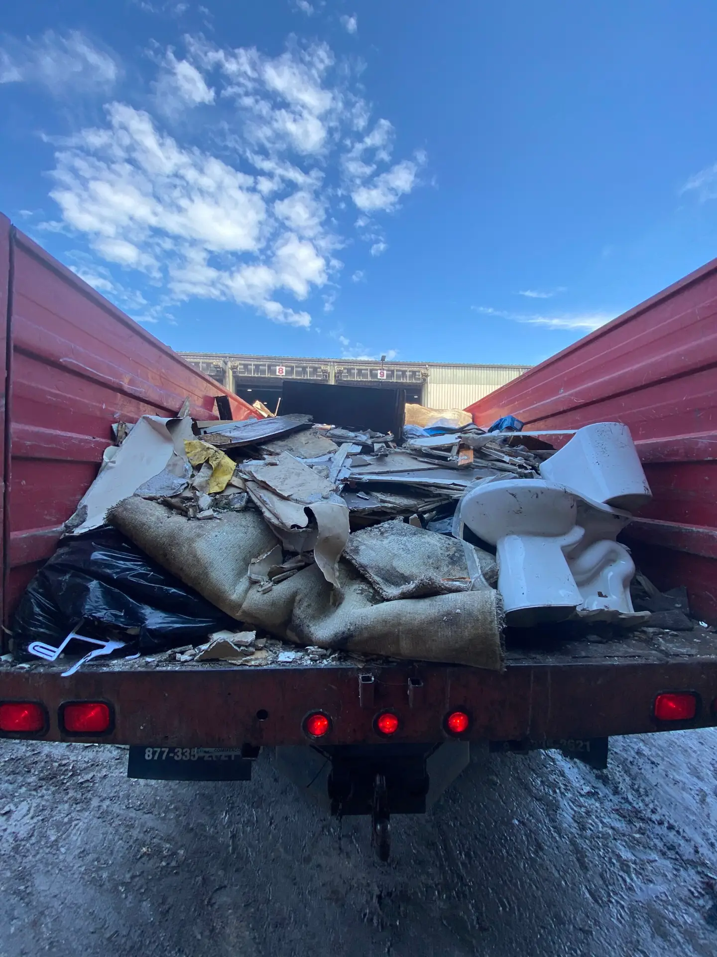 junk removal services- construction debris removal