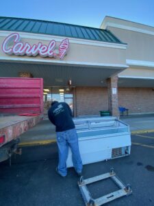 commercial junk removal industrial freezer disposal