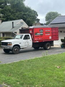 LugMonster junk removal truck in Long Island ready for haul-away and cleanouts.